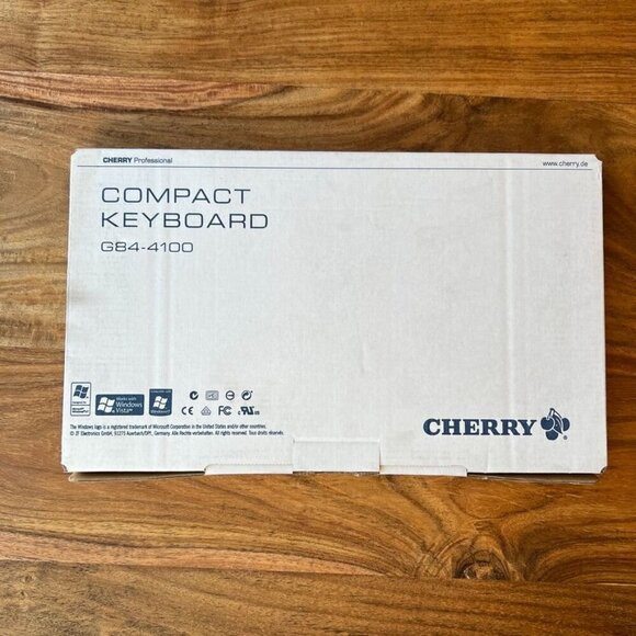 NWT Cherry Compact Ultra Slim G84-4100 Keyboard - Picture 7 of 8